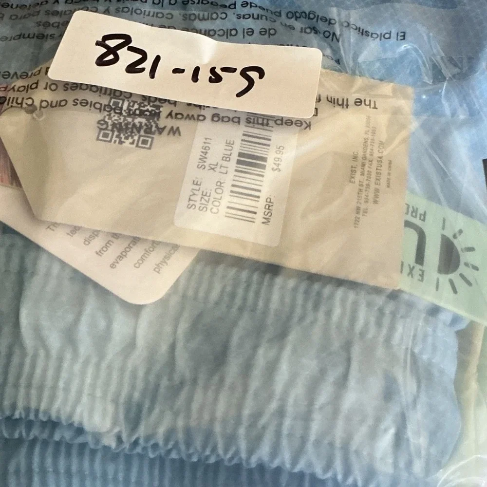 Spicy‎ Tuna Swim Trunks Mens XL Blue Palm Tree Ombre Board Shorts NWT